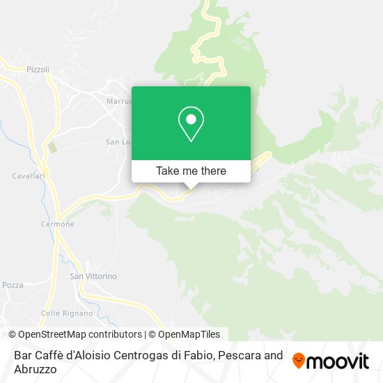 Bar Caffè d'Aloisio Centrogas di Fabio map