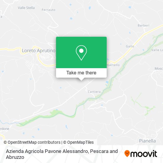 Azienda Agricola Pavone Alessandro map