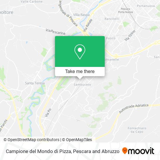 Campione del Mondo di Pizza map