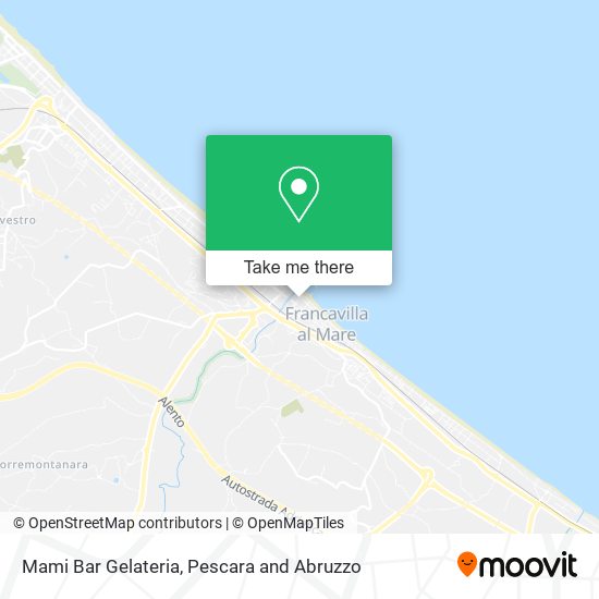 Mami Bar Gelateria map