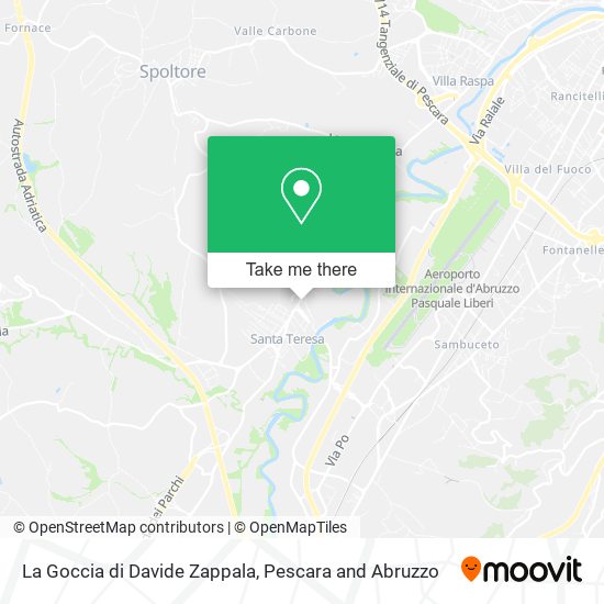 La Goccia di Davide Zappala map