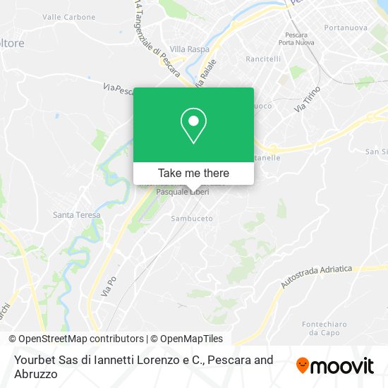 Yourbet Sas di Iannetti Lorenzo e C. map