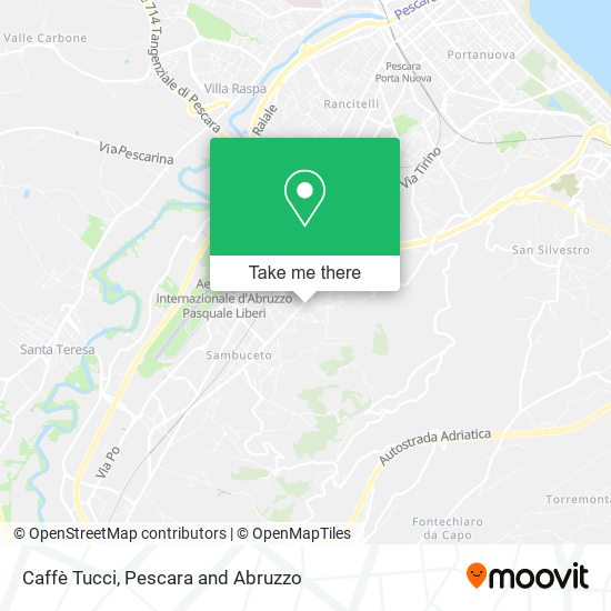 Caffè Tucci map