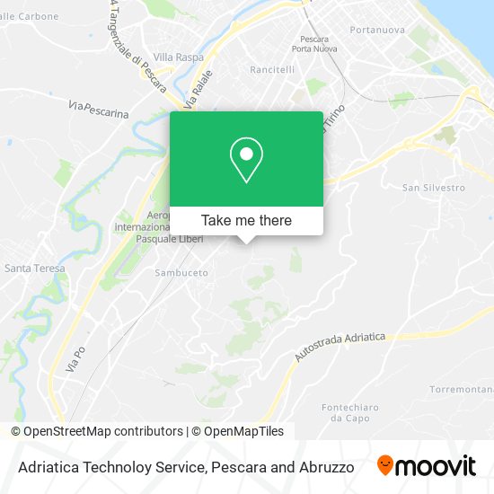 Adriatica Technoloy Service map