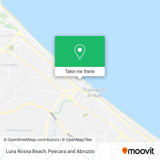 Luna Rossa Beach map