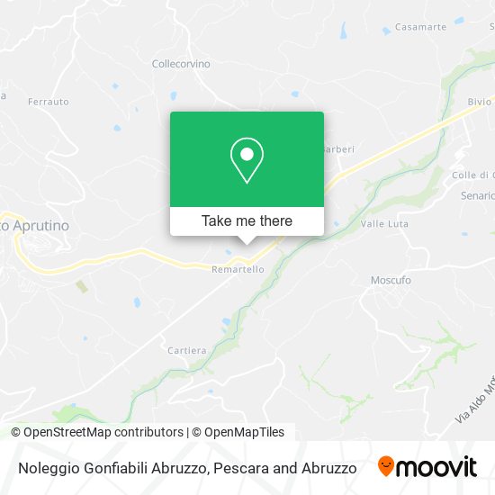 Noleggio Gonfiabili Abruzzo map