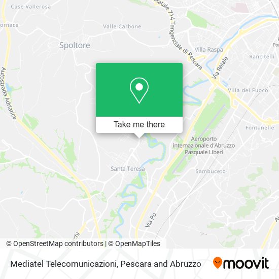 Mediatel Telecomunicazioni map