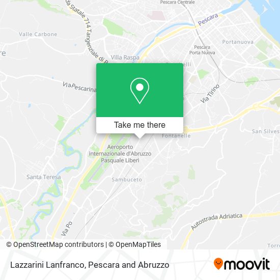 Lazzarini Lanfranco map