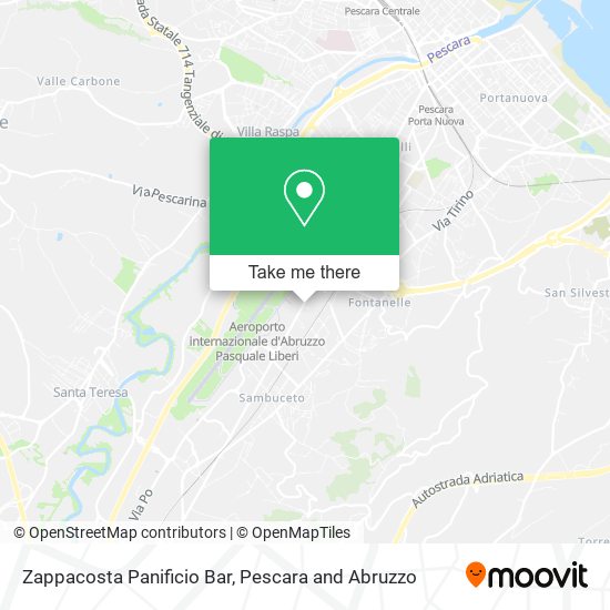 Zappacosta Panificio Bar map