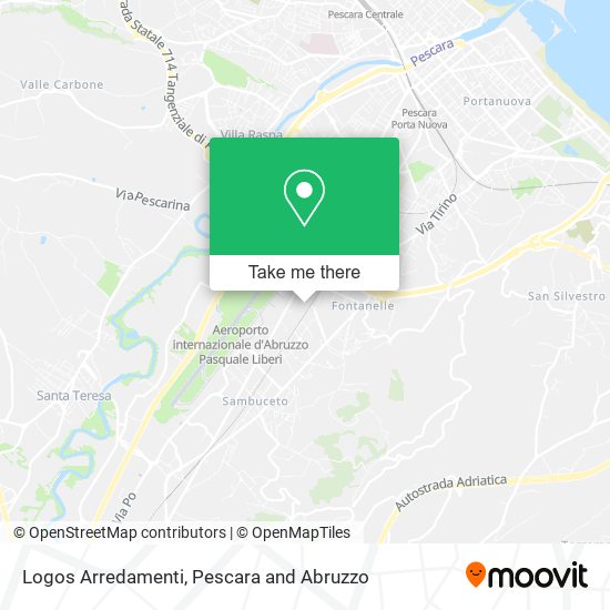 Logos Arredamenti map