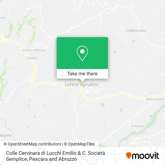 Colle Cervinara di Lucchi Emilio & C. Società Semplice map