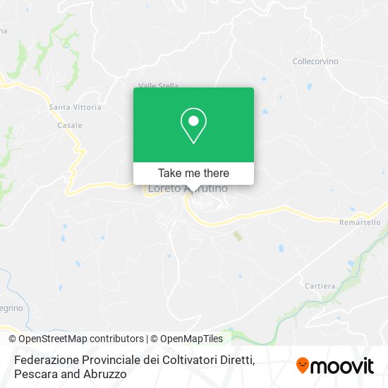 Federazione Provinciale dei Coltivatori Diretti map