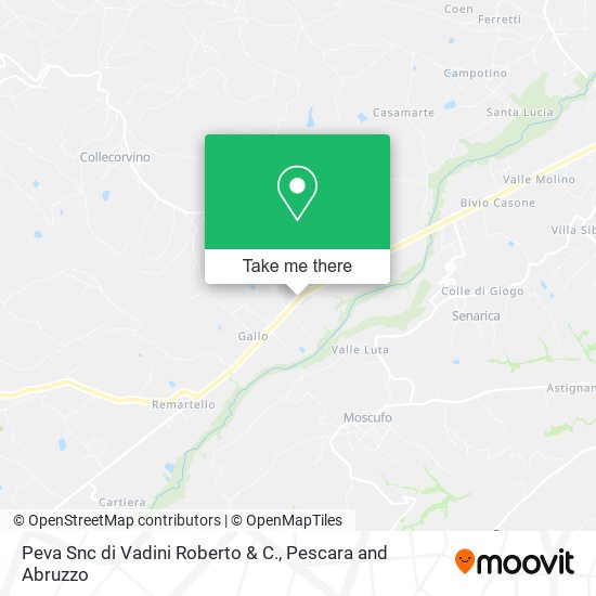 Peva Snc di Vadini Roberto & C. map