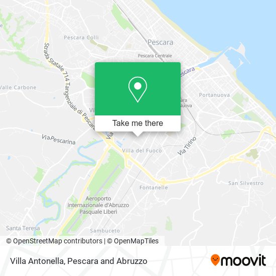 Villa Antonella map