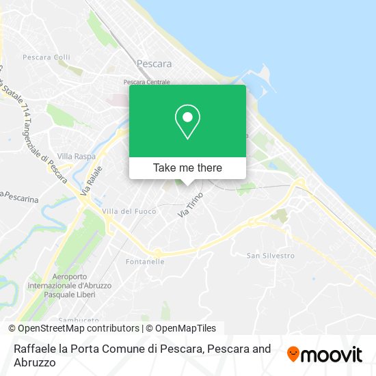 Raffaele la Porta Comune di Pescara map