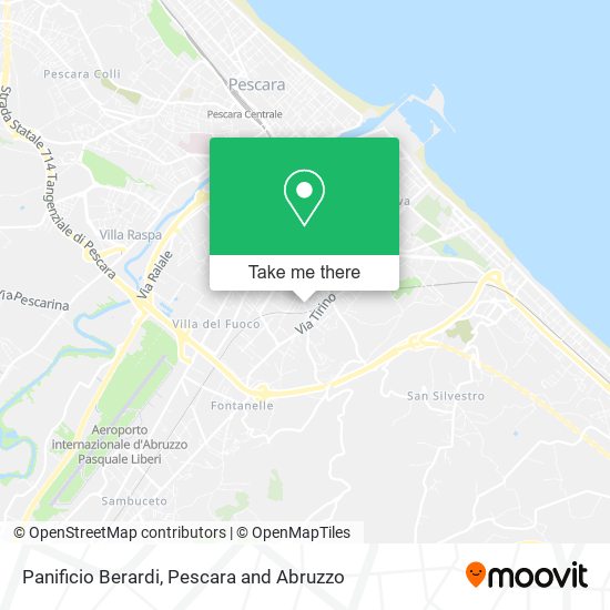 Panificio Berardi map