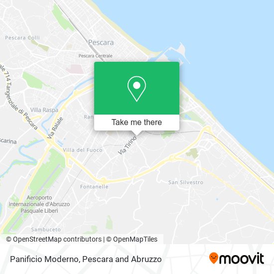 Panificio Moderno map