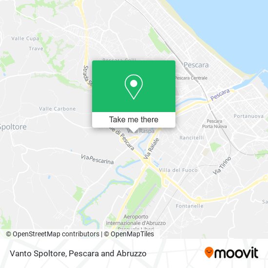 Vanto Spoltore map