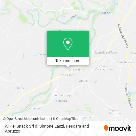 Al.Pe. Snack Srl di Simone Lanzi map