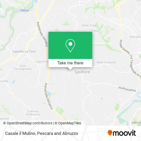 Casale il Mulino map