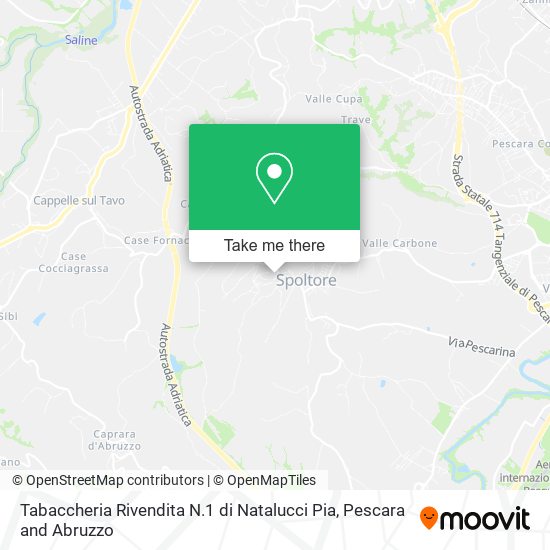 Tabaccheria Rivendita N.1 di Natalucci Pia map