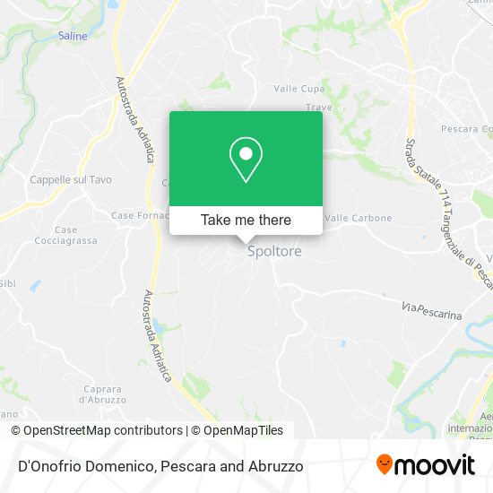 D'Onofrio Domenico map