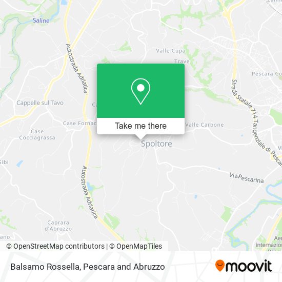 Balsamo Rossella map