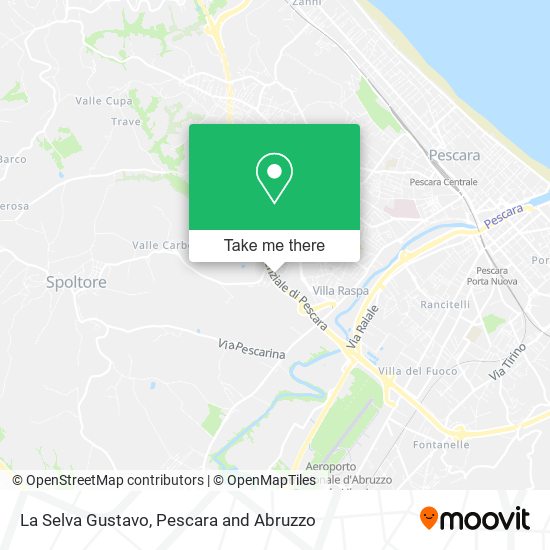 La Selva Gustavo map