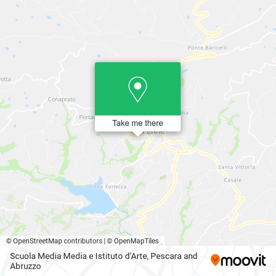Scuola Media Media e Istituto d'Arte map