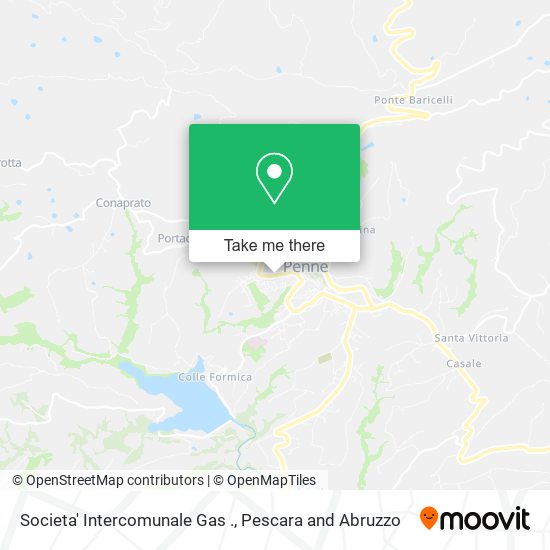 Societa' Intercomunale Gas . map