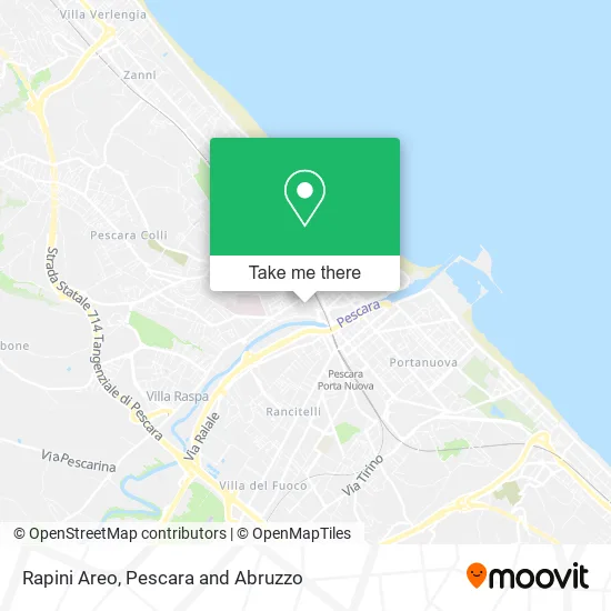 Rapini Areo map