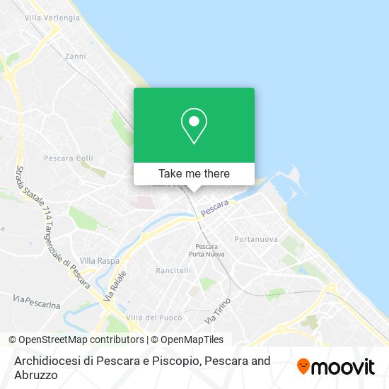 Archidiocesi di Pescara e Piscopio map