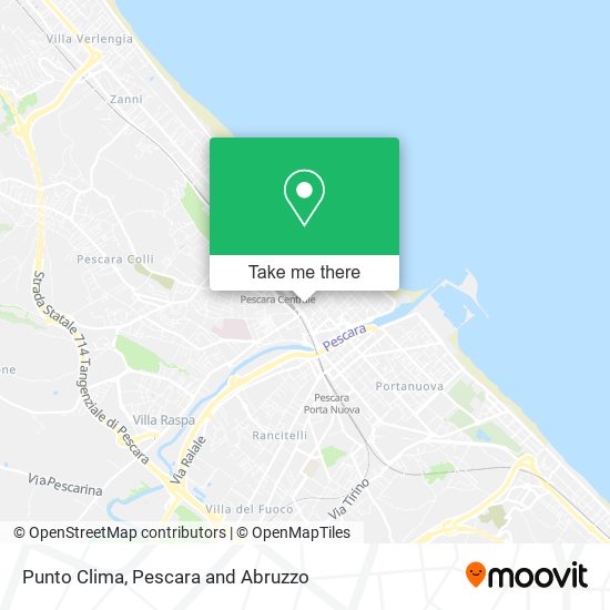 Punto Clima map