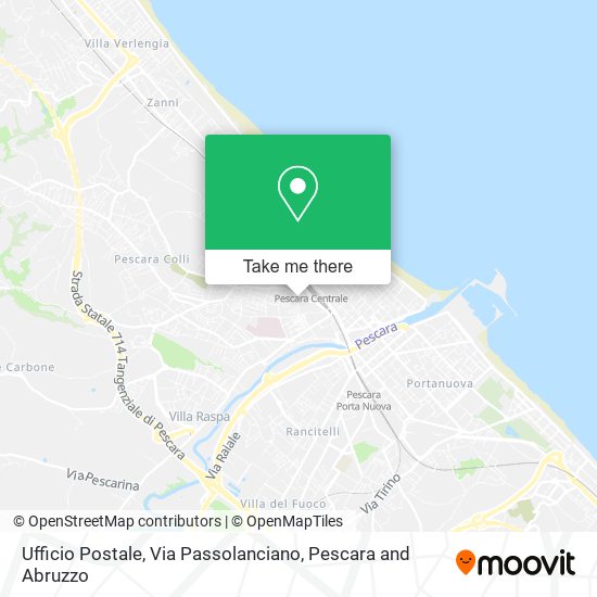 Ufficio Postale, Via Passolanciano map
