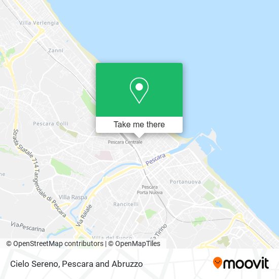 Cielo Sereno map