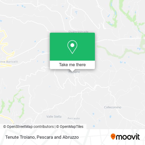 Tenute Troiano map
