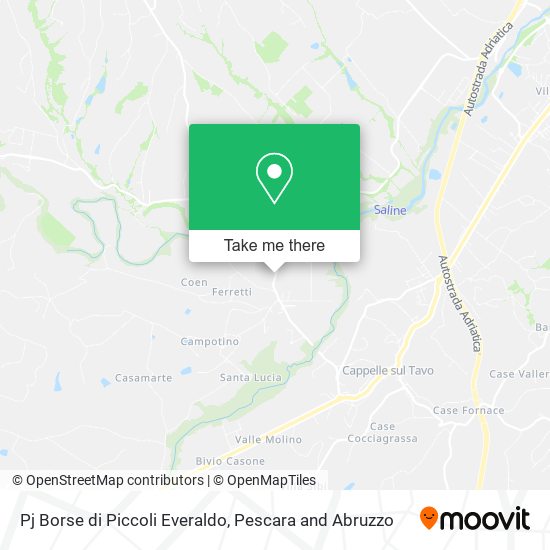 Pj Borse di Piccoli Everaldo map