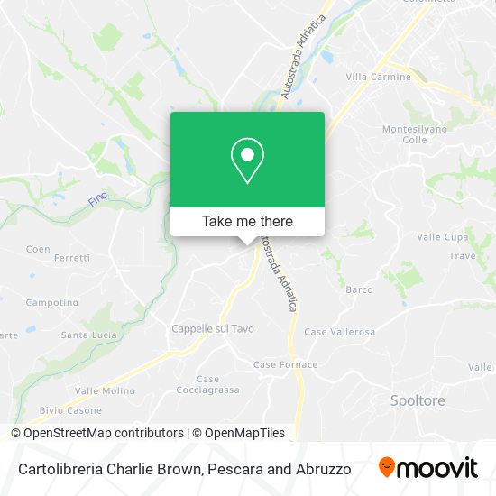 Cartolibreria Charlie Brown map