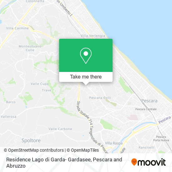 Residence Lago di Garda- Gardasee map