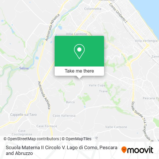 Scuola Materna II Circolo V. Lago di Como map