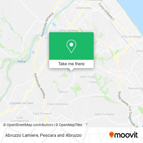 Abruzzo Lamiere map