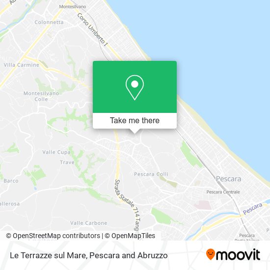 Le Terrazze sul Mare map