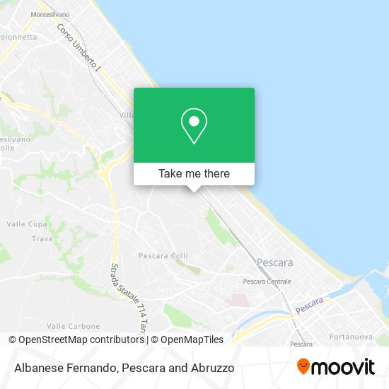 Albanese Fernando map