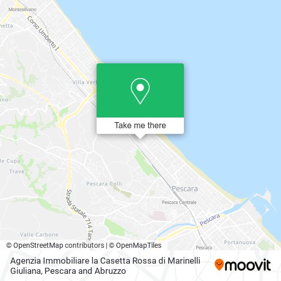 Agenzia Immobiliare la Casetta Rossa di Marinelli Giuliana map