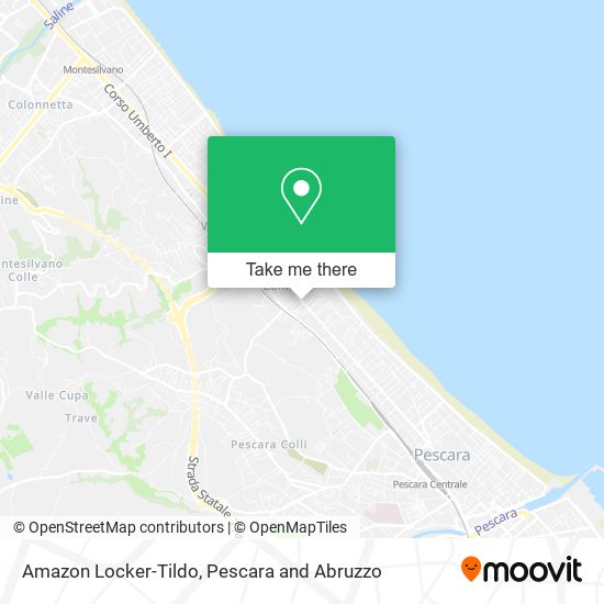 Amazon Locker-Tildo map