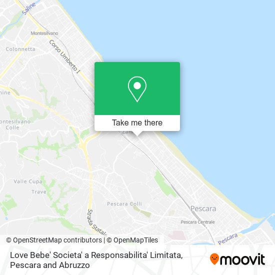 Love Bebe' Societa' a Responsabilita' Limitata map