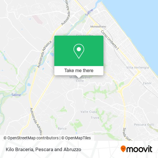 Kilo Braceria map