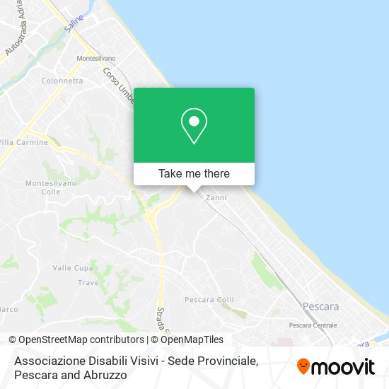 Associazione Disabili Visivi - Sede Provinciale map
