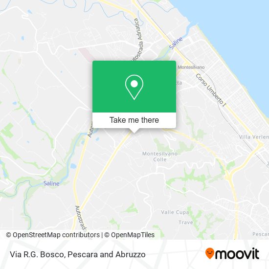Via R.G. Bosco map