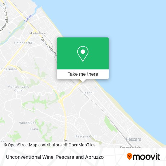Unconventional Wine map
